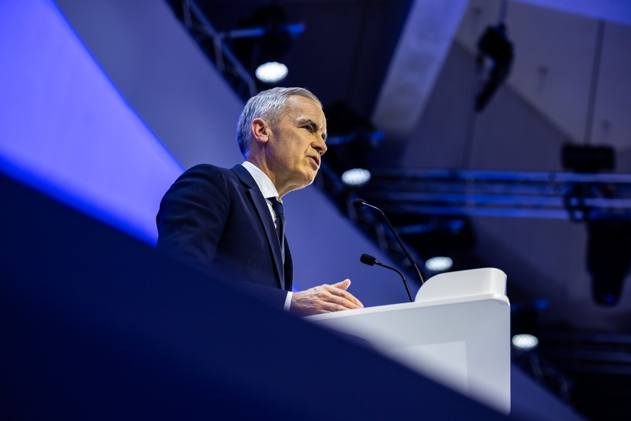 Mark Carney was speaking on day 2 of the World Economic Forum’s 56th Annual Meeting in Davos.